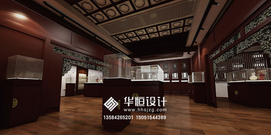 博物館展廳設計效果圖